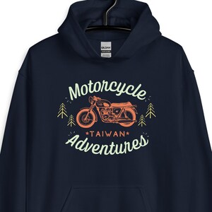 Taiwan Motorrad Adventures Pullover Hoodie für Biker, Taiwan Hoodie, Taiwan Jumper, Motorrad Road Trip Taiwan Souvenir