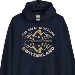 Zwitserland The Great Outdoors Pullover Hoodie, Zwitserland Hoodie, Zwitserland Trui, Zwitserland Trui, Vintage Zwitserland Souvenir