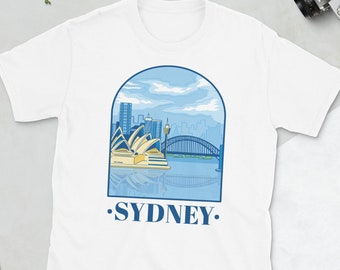 Sydney Australia T-Shirt, Sydney Skyline Shirt, Australia T Shirt, Sydney Souvenir, Sydney Gift Sydney Travel Tee Australian Aussie Souvenir