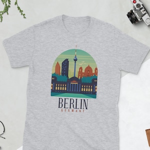 Berlin T-Shirt, Berlin Skyline Shirt, Berlin Germany T-Shirt, Berlin Souvenir, Berlin Geschenk, Berlin Reise Shirt, Deutschland Shirt, Deutsches Geschenk