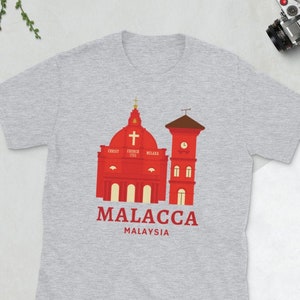 Malacca T-shirt, Melaka Tshirt, Malaysia Shirt, Malacca Souvenir, Melaka Gift for Travel Lovers, Malaysia Souvenir, The Historic State