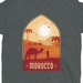 Morocco T-shirt, Morocco Sahara Desert Shirt, Morocco Souvenir, Morocco ...