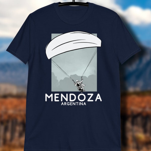 Mendoza Paragliding Shirt, Argentinien Paraglider T-Shirt, Paragliding Lehrer Geschenk, Paraglider Pilot Tshirt, Fallschirmspringen T-Shirt, Mendoza Geschenk