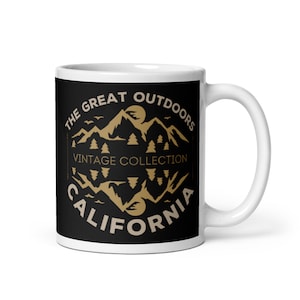 California The Great Outdoors Coffee Mug, California Tea Cup, California Souvenir, California Gift, California Travel Mug, California Mug