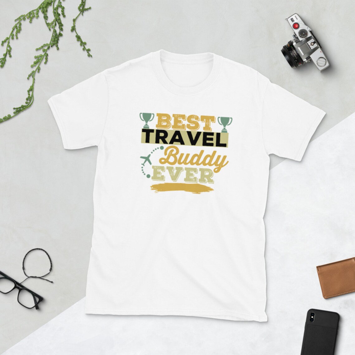 Best Travel Buddy Ever Shortsleeve Unisex Tshirt Gift for Etsy