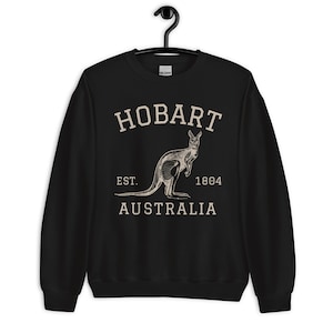 Hobart Tasmania Australia Unisex Sweatshirt, Vintage Athletic Australian Kangaroo Sweater, Hobart Sweatshirt, Hobart Pullover Hobart Sweater
