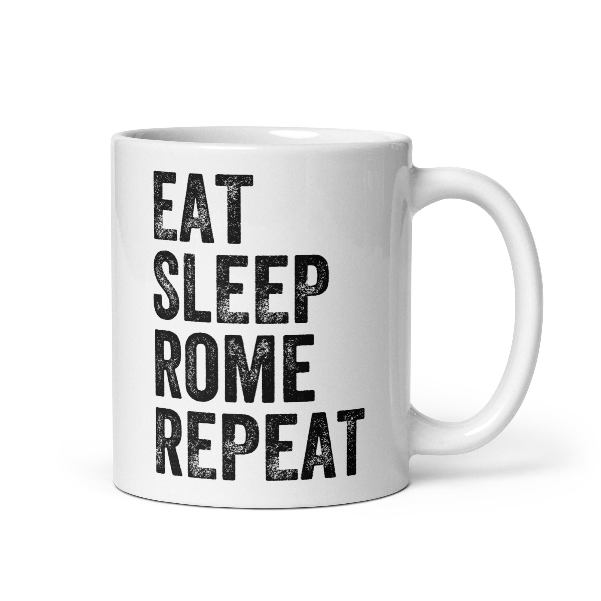 VENI VIDI VICI Coffee Tea Ceramic Mug Rome Julius Caesar Bust