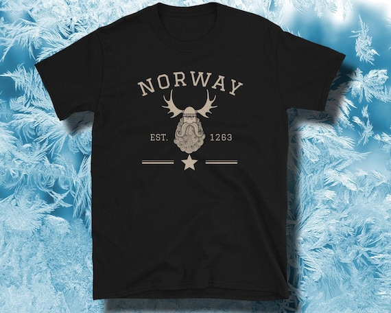 Norway T-Shirt Vintage Sports Design Norge Norwegian Tee Norway T-Shirt Vintage Sports Design Norge Norwegian Tee