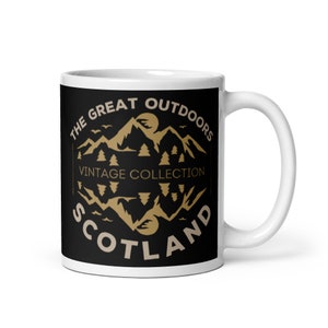 Scotland The Great Outdoors Coffee Mug, Scotland Tea Cup, Scotland Souvenir, Scotland Gift, Scotland Travel Mug, Scotland Mug