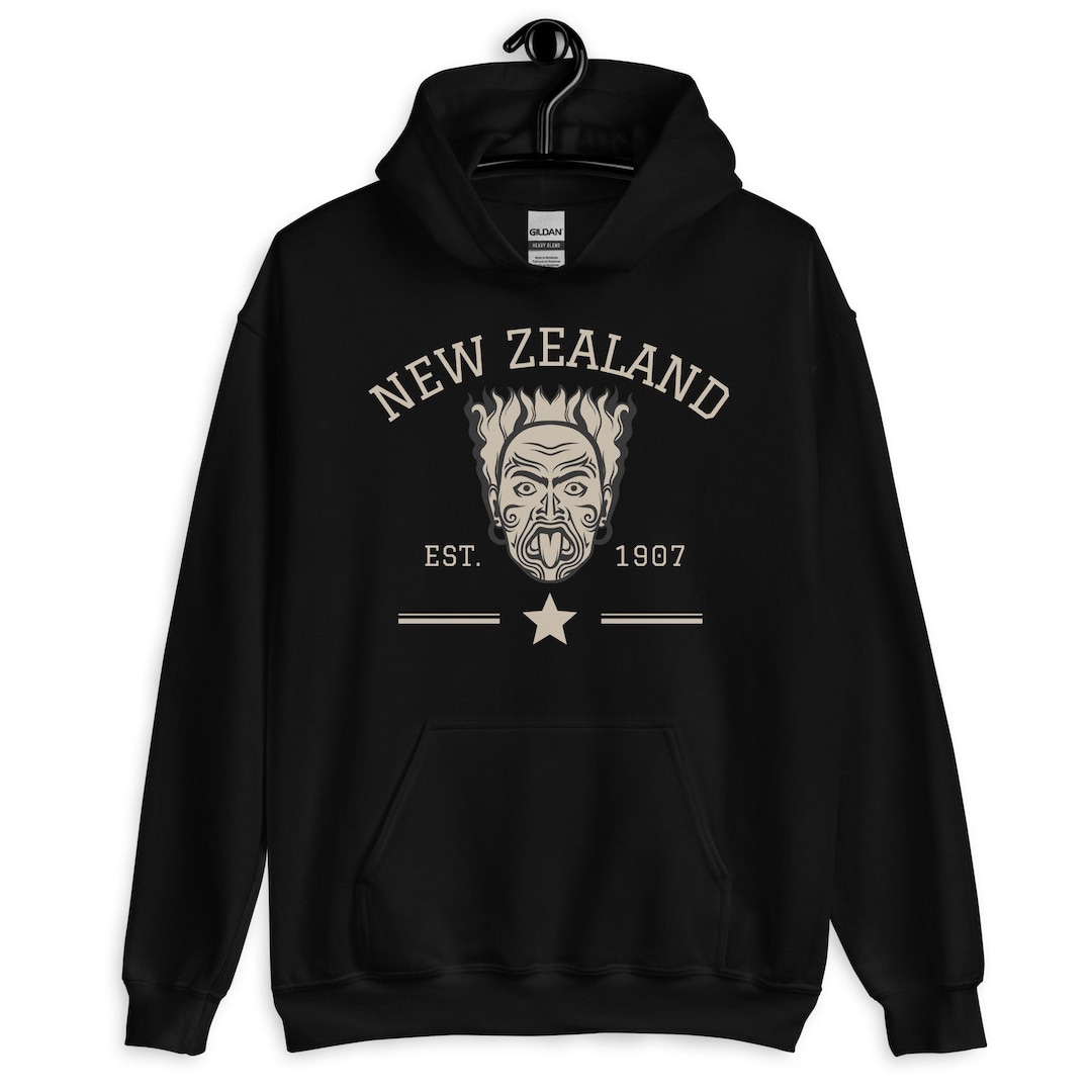 New Zealand Hoodie NZ Maori Jumper Vintage Athletic New Etsy