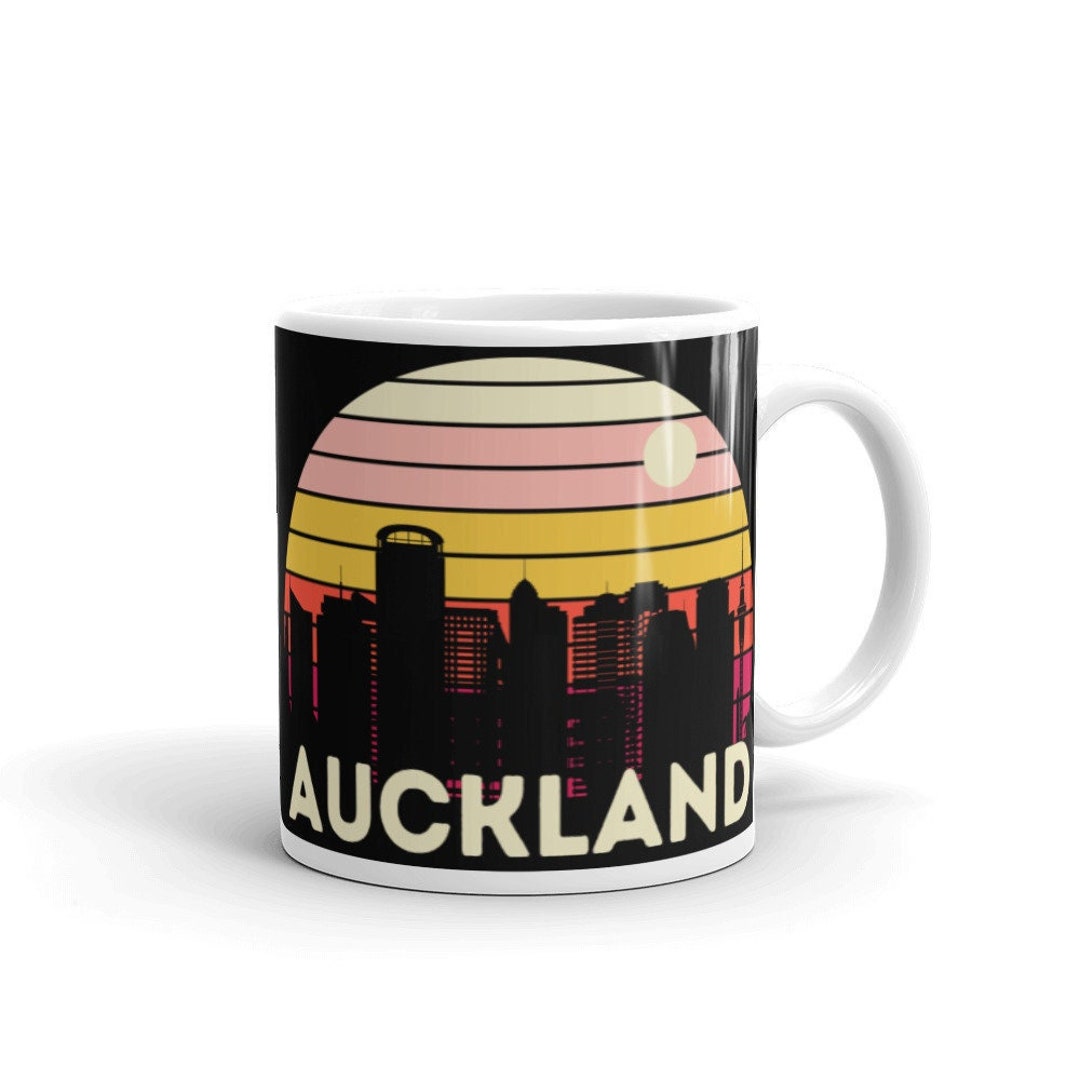 Auckland Mug, Auckland Skyline Coffee Mug, Auckland Souvenir, Auckland Gift, New Zealand Mug, NZ