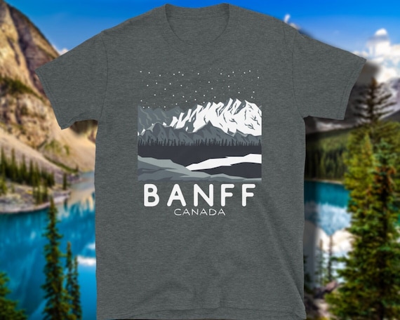 Alberta T-Shirt Canada Skiing Souvenir Rocky Mountains Alberta T-Shirt Canada Skiing Souvenir Rocky Mountains
