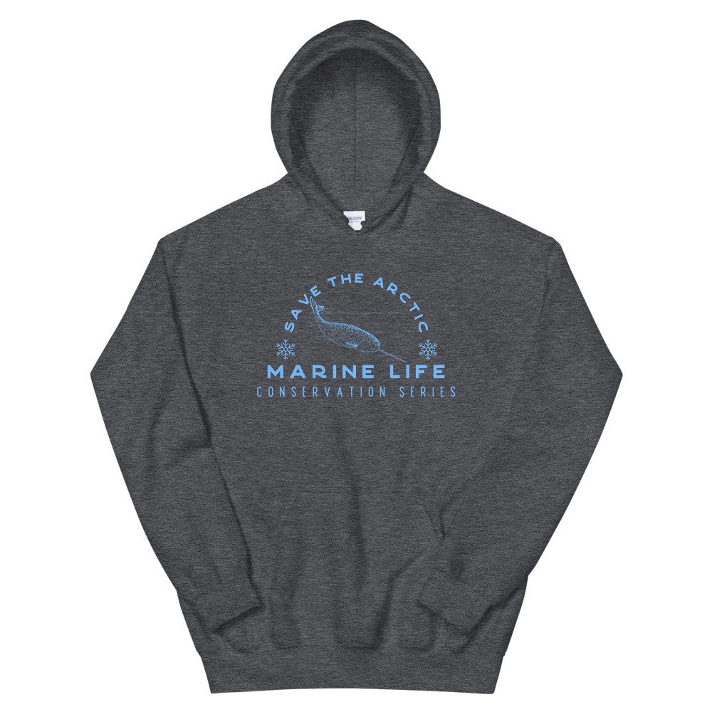 Arctic Hoodie Narwhal Jumper Marine 