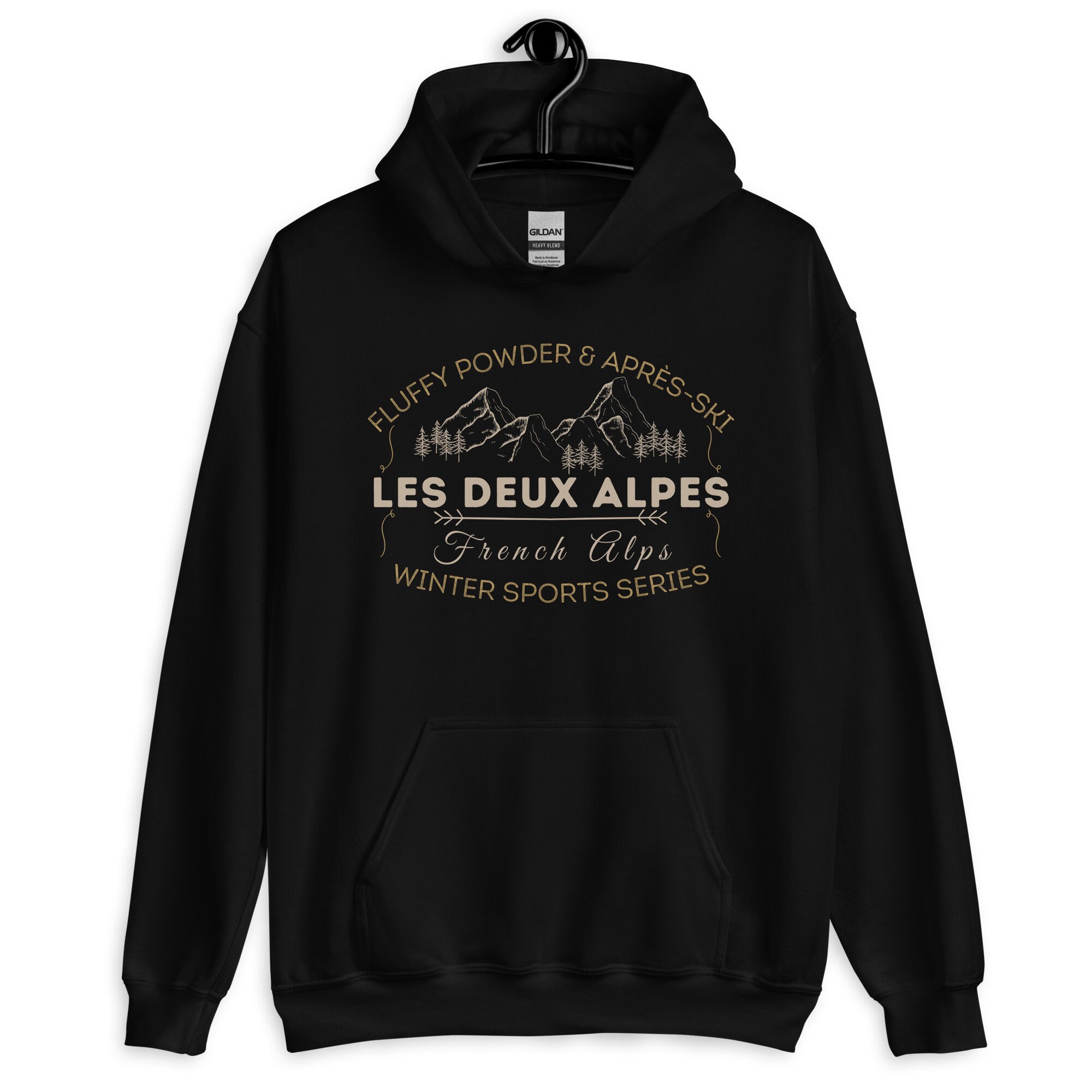 Les Deux Alpes French Alps Pullover Hoodie Les 2 Alpes Hoodie Les Deux Alpes Gift Les Deux Alpes Sweater the Two Alps Jumper the 2 Alps Etsy Denmark