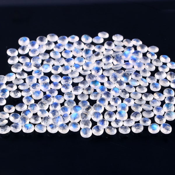 Natural Blue Fire Rainbow Moonstone Cut Stone/Briolette Cut Stone Gemstone Lot for making Jewelry