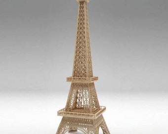 Vettore della Torre Eiffel, torre eiffel dxf, Vector torre eiffel, taglio laser DXF torre eiffelSVG, cdr della Torre Eiffel, eps della Torre Eiffel, 3mm