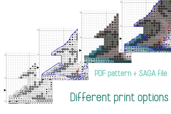 サンプル ハッピーイースター PDF クロスステッチ パターン