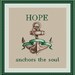 Vintage Anchor - PDF Cross Stitch Pattern - Hope Anchors the Soul - Etsy