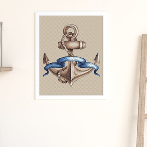 Vintage Anchor - PDF Pattern - Cross Stitch - Etsy