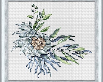 Sea Shell - PDF cross stitch pattern - Ocean&#39;s dreams