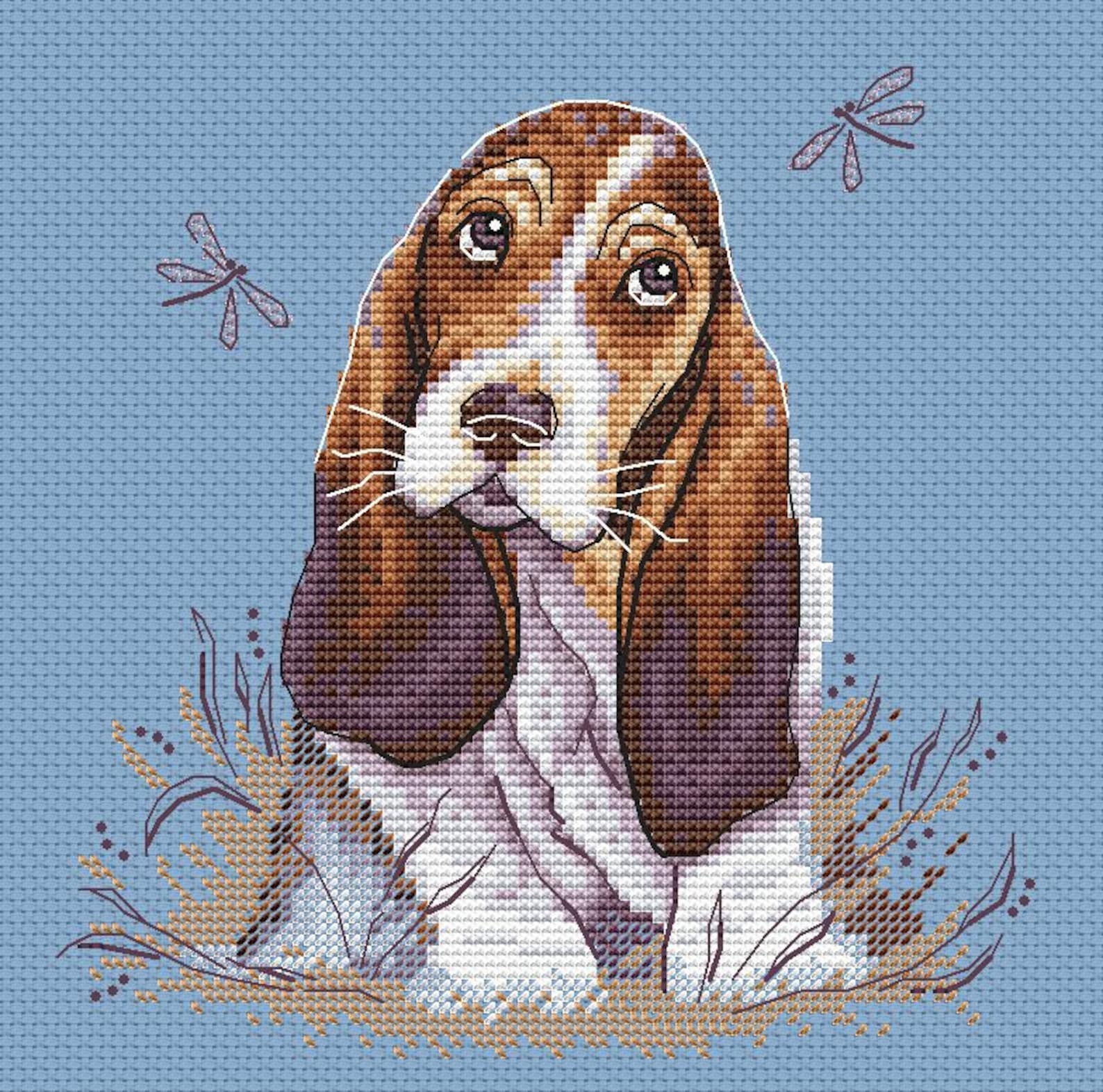 YEESAM ART Nouveau Point De Croix Kits De Broderie Au Avancée - Fleur Art (1) - Travaux D'aiguille Bricolage Cadeaux De Noël Faits à La Main (Blanc Toile