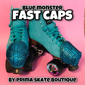FAST CAP roller skate toe guards. Roller skate toe caps ~ Sea Monster