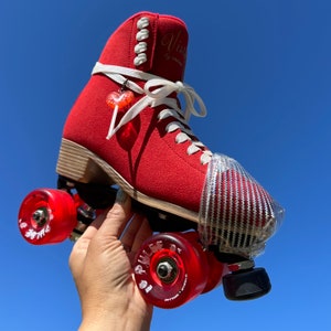FAST CAP Rollschuh-Zehenschutz. Rollschuh-Zehenkappen ~ Clear Carbon Fibre (print)