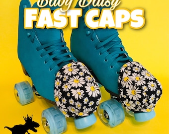 Fast Caps! Roller Skate toe guards ~ Baby Daisies