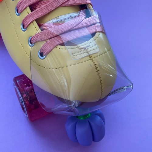 Fast Caps Roller Skate Toe Guards Clear Jelly Stars Etsy