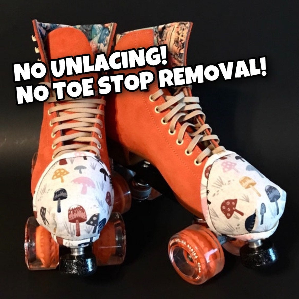 thumbnail image 2 of 5-Pair Roller Skate Toe Guards - PVC Protective Caps For Skate Toe Protection 2 of 14