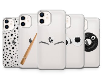 Googly Eyes Tout partout tout à la fois Clear Case iPhone 15 Pro Max 14 13 mini 12 11 XR XS SE 2020 2022 X 7 8 6 + Plus Cover