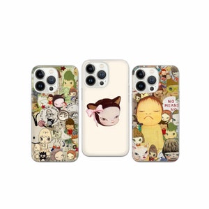 Yoshitomo Nara Phone Case Cute Aesthetic Cover for iPhone 16 Pro, 15, 14, 13, 12, 11, Google Pixel 9 Pro, 8, 7A, Samsung S25, S24 FE