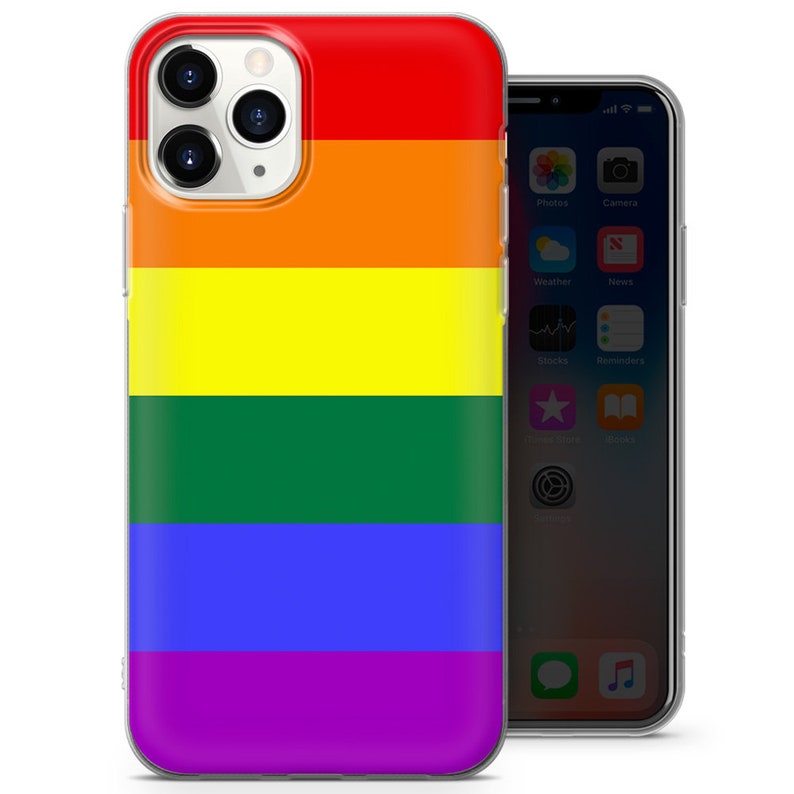 Pride Cases Gay Lesbian Trans Bi Gift Cover iPhone 15 Pro Max 14 13 mini 12 11 XR XS SE 2020 2022 X 7 8 6 Plus Cover image 2