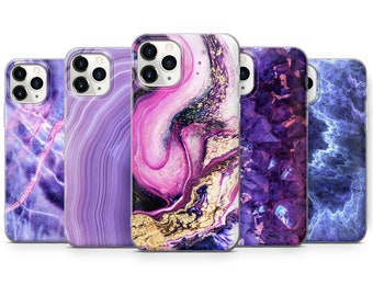 Lavender Marble Case Etsy