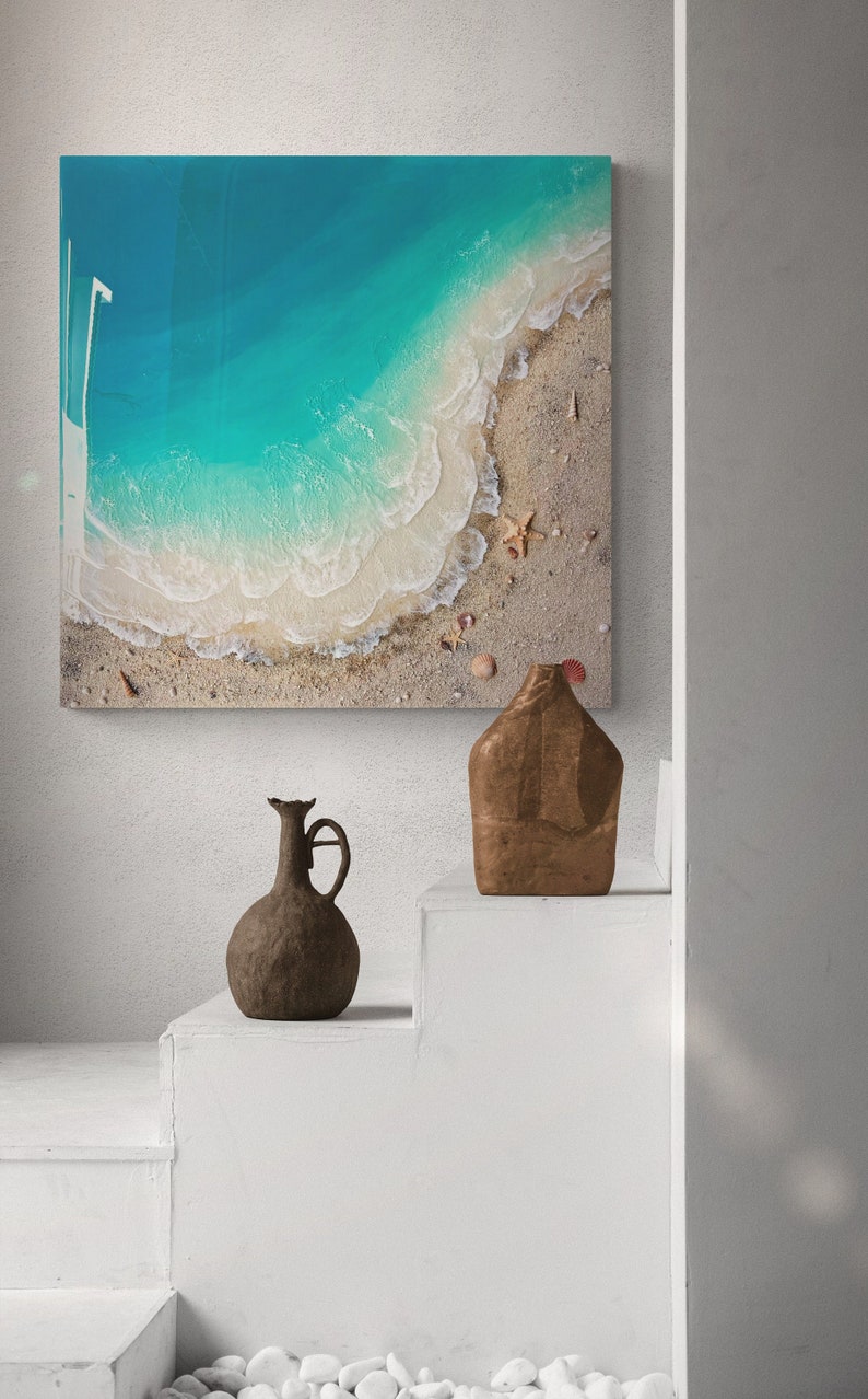 Resin Painting hawaii 2 Ocean Resin Art Epoxy Etsy