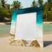 Handmade Ocean Resin Picture Frame – Coastal Photo Frame With Starfish ...