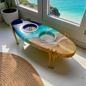 Surfboard Dog Feeder - Etsy