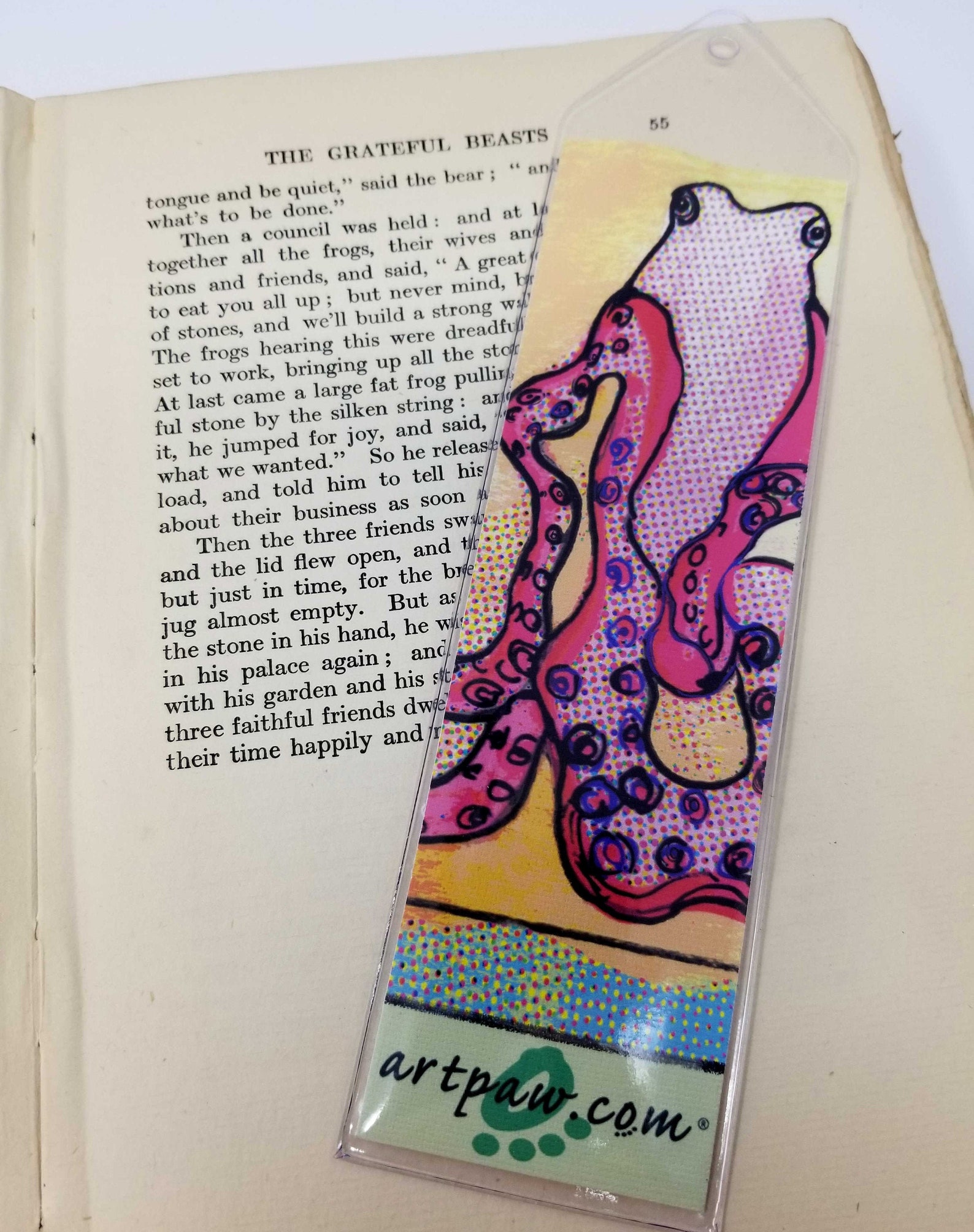 Squid / Octopus / Kraken Bookmark / Book Lover Gift Etsy
