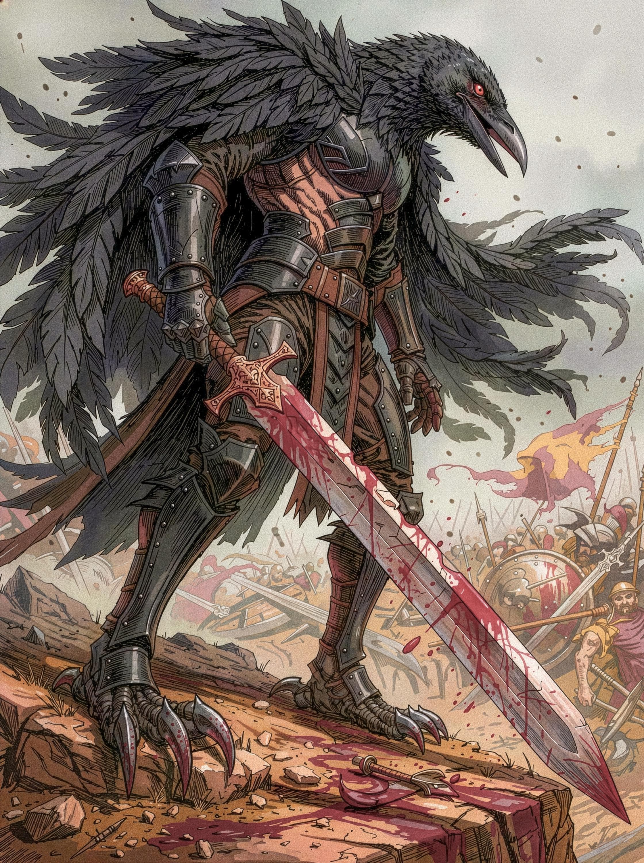 Custom Dnd Full Body Character Commission, Fantasy Sketch Art, Full ...