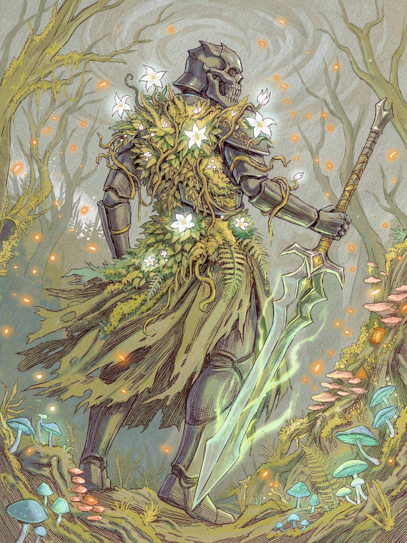 Custom Dnd Full Body Character Commission, Fantasy Sketch Art, Full ...