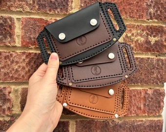 Cartera de cuero para cinturón / Cartera pequeña de cuero / Tarjetero para cinturón / Cartera para tarjeta de identificación / Cartera de cuero / Cartera para cinturón