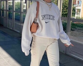 nike old school hoodie