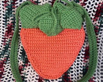 Strawberry Purse Crochet Pattern (PDF)