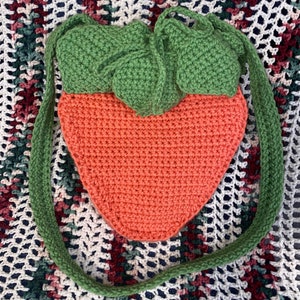 Strawberry Purse Crochet Pattern (PDF)