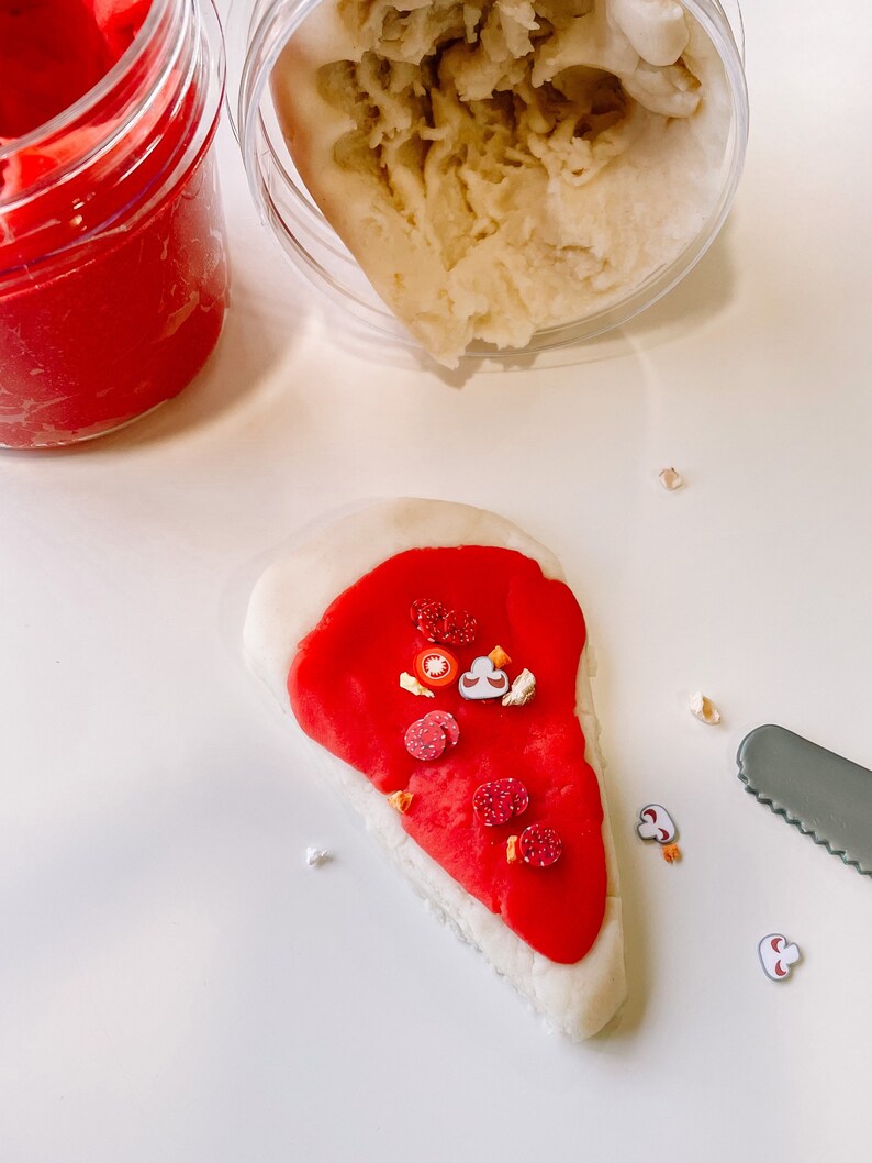 Pizza Play Dough Sensory Kit Pizza Kit Play Dough Kit Etsy