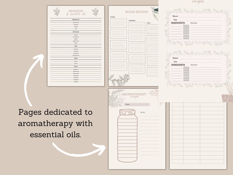 Herbalist Journal PDF Aromatherapy Journal Essential Oils Print Materia