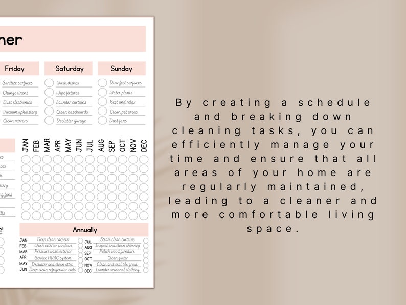 Curated visual reference: Fresh Look at Editable Cleaning Planner Daily Cleaning
