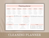 Editable cleaning planner | Daily cleaning | Cleaning schedule | Cleaning checklist | Cleaning schedule printable | Cleaning list