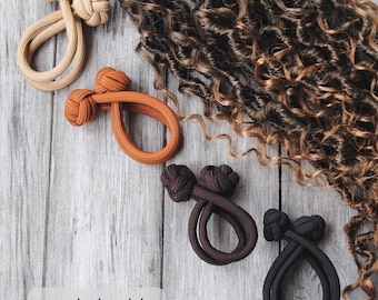 Handgjord dreadlockslips | Elastiskt hårband för flätor | Dreadlock-tillbehör