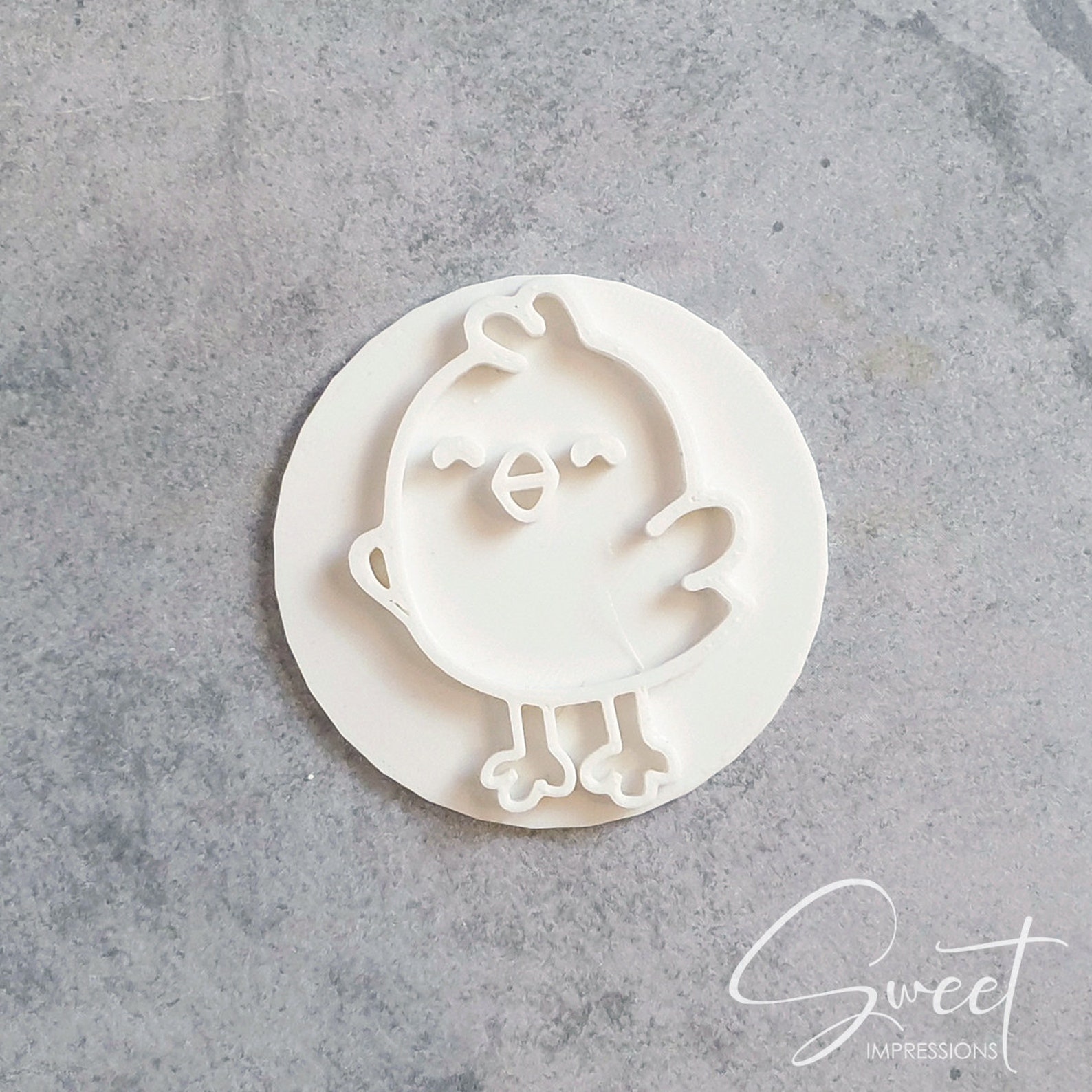 Chick Fondant Icing Embosser Stamp For Cupcake & Cookies To Etsy